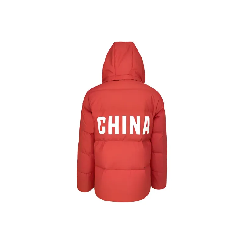 PEAK Comprehensive Sports Series Down Jackets Women's Red-1