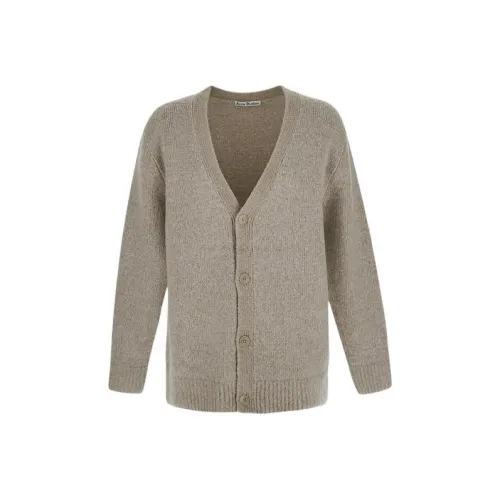 Acne Studios Wool Blend V Neck Button Up Cardigan