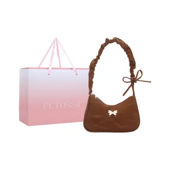 FCTOSSR PU Shoulder Bag Women's White/Silver/Black/Khaki/Brown