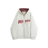 Heather Gray Cardigan Fleece-Lined