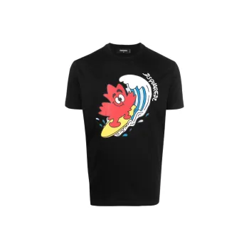DSQUARED 2 Surf Logo print T shirt