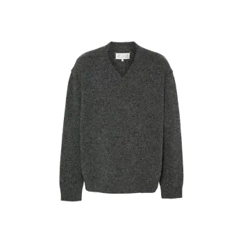 Maison Margiela V Neck Long Sleeved Jumper