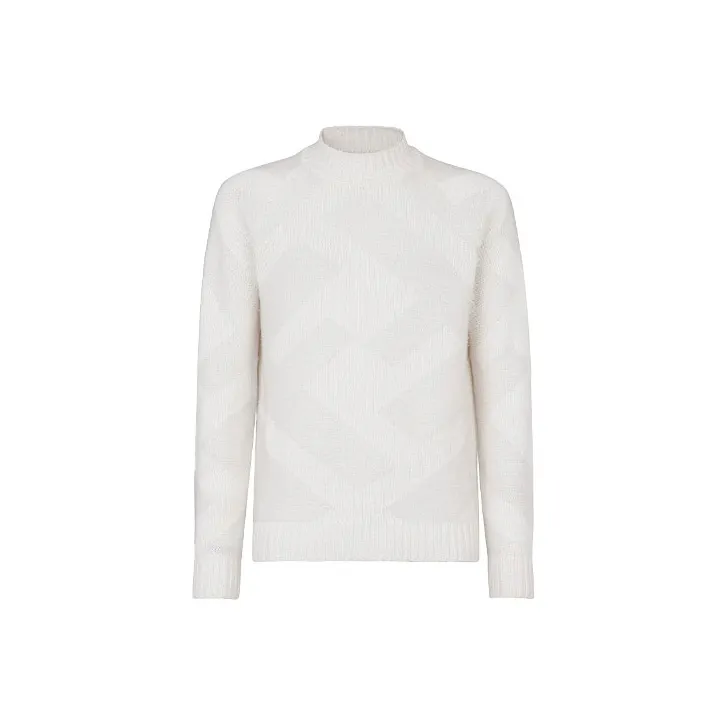 FENDI FW21 Cashmere Sweater Men's White-0