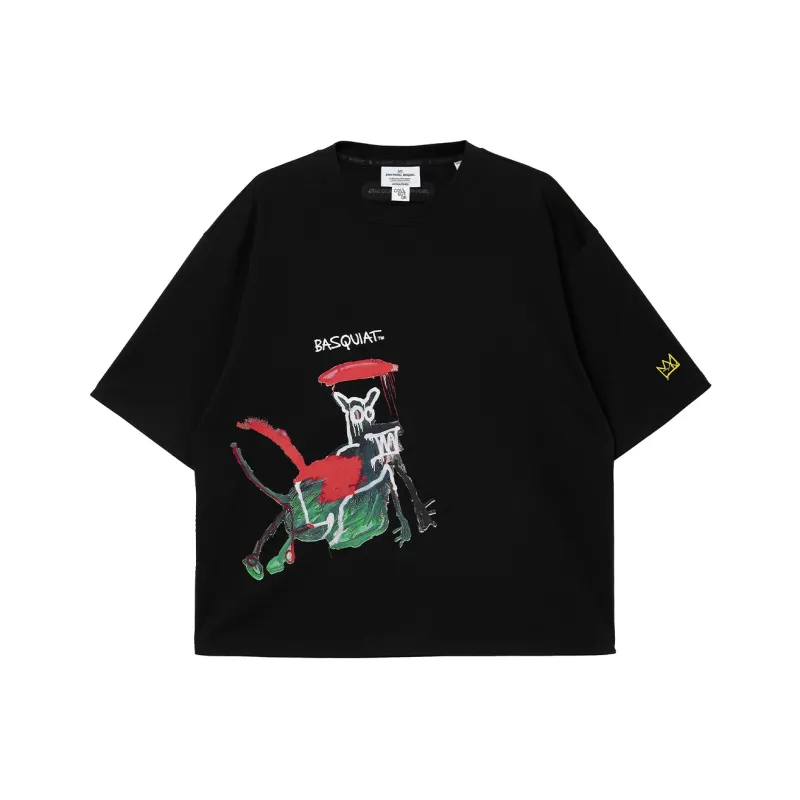 JACK JONES· x Jean Michel Basquiat T Shirt Men's E40 Black-0