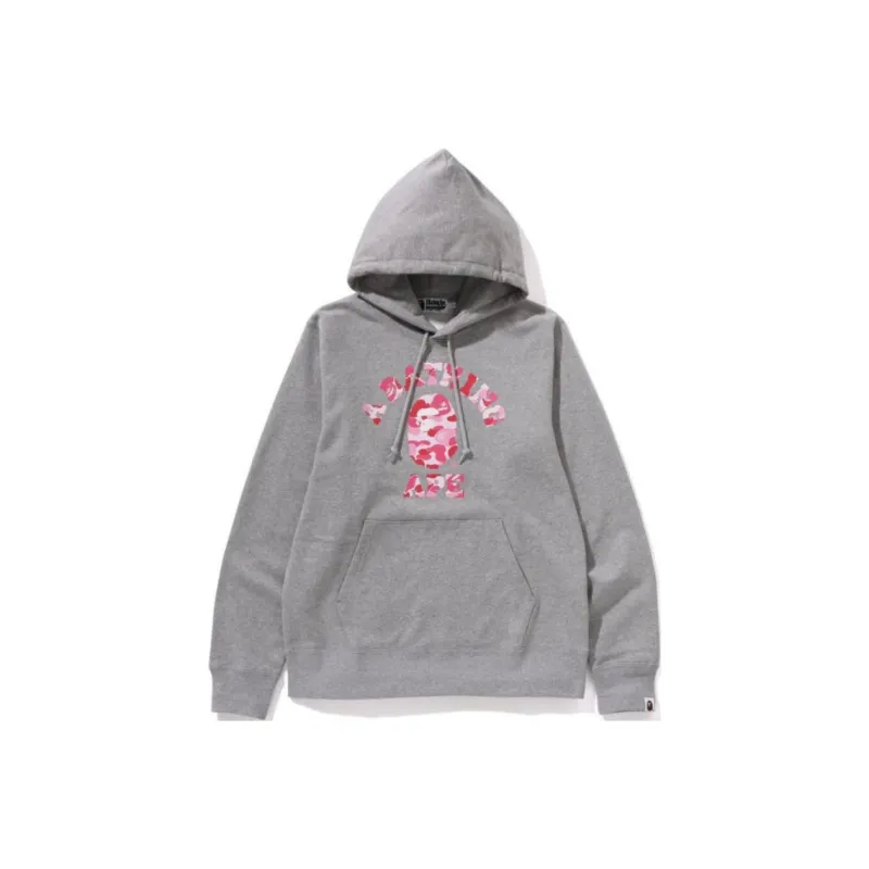 A BATHING APE Abc Camo College Pullover Hoodie-2