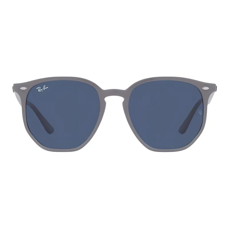 RayBan Plastic Irregular Shape Sunglasses Unisex Gray-1