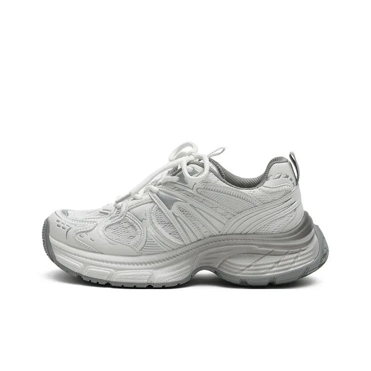 MASOOMAKE Breathable Lightweight Height Increasing Low Top Chunky Sneakers Women's-7