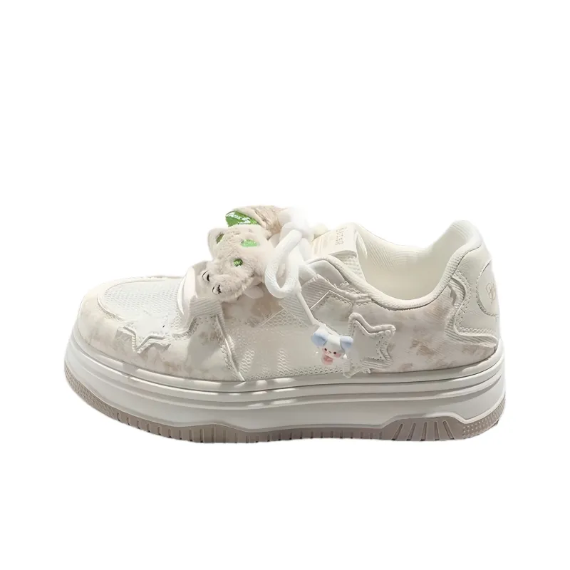 BINGO DUCK Slip Resistant And Breathable Low Top Skateboard Shoes Women's-10