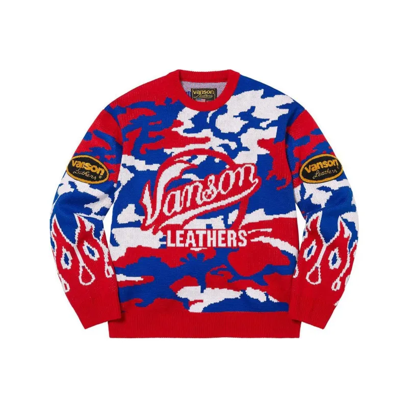 Supreme X Vanson Leathers Jumper-2