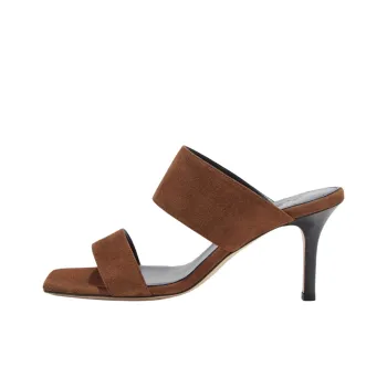 Aeyde Slide Slippers 7.5cm Women's Brown