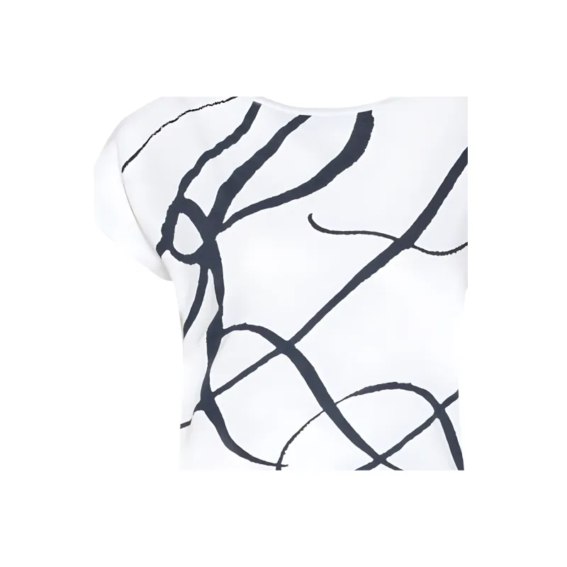 LAUREN RALPH LAUREN Oversized Logo Print Top-4