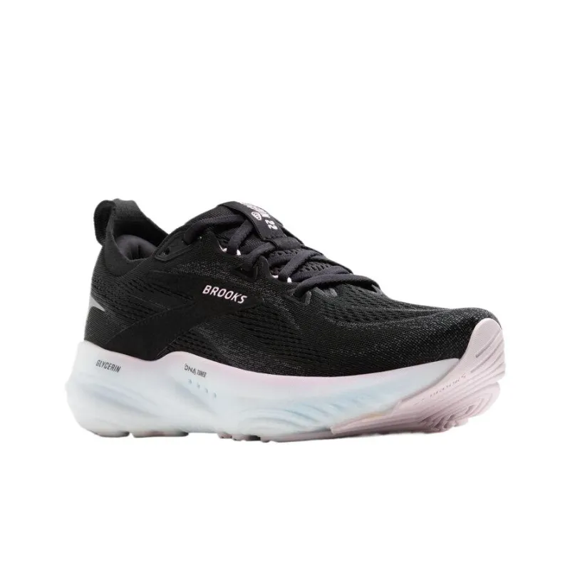 Brooks Glycerin 22 Black Orchid Ice White Women's-1