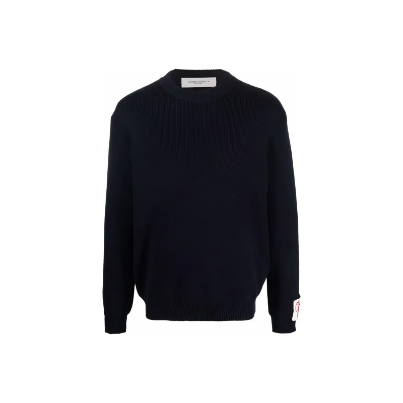 Golden Goose Logo Patch Knitted Jumper-0