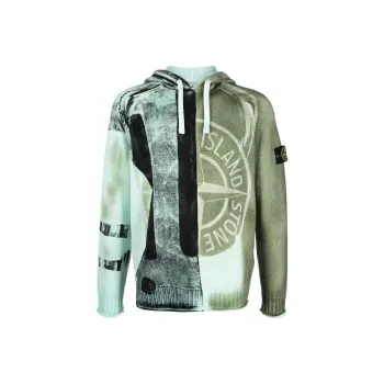 STONE ISLAND Two tone Hoodie