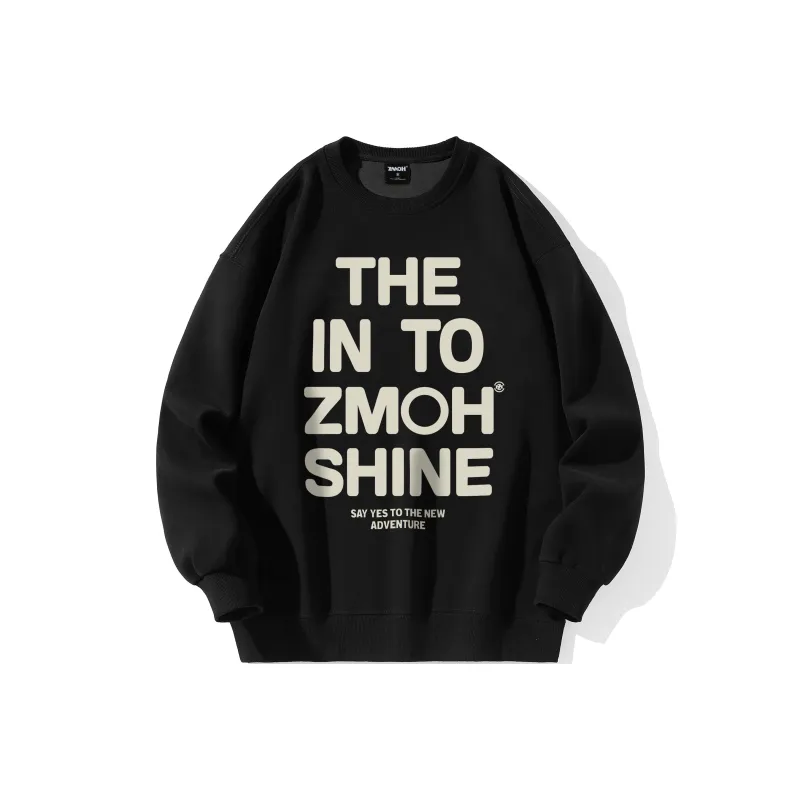 ZMOH Crewneck Sweatshirt Unisex Couple's-0