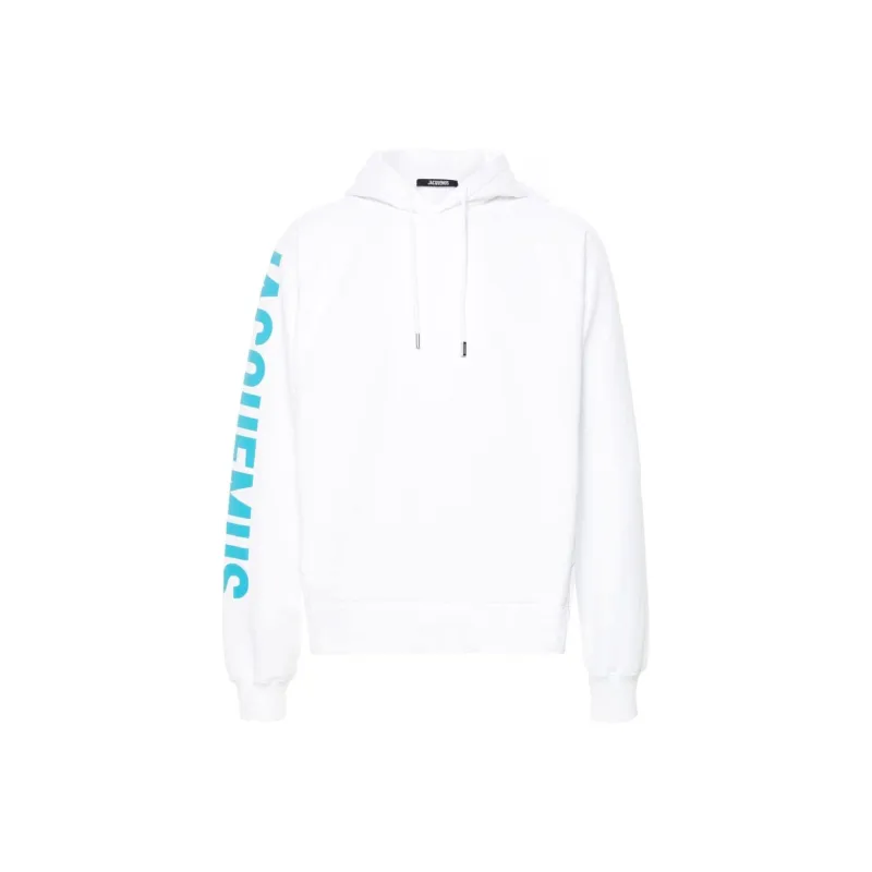 Jacquemus Logo Printed Drawstring Hoodie-0