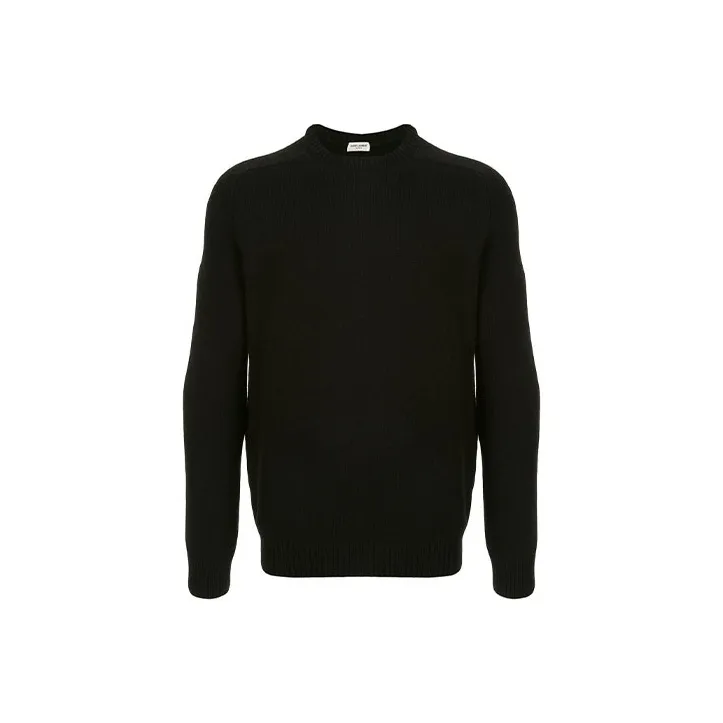 SAINT LAURENT Crewneck Knitted Jumper-0