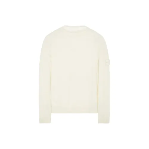 STONE ISLAND Ghost Collection Cashmere Sweater Men's White