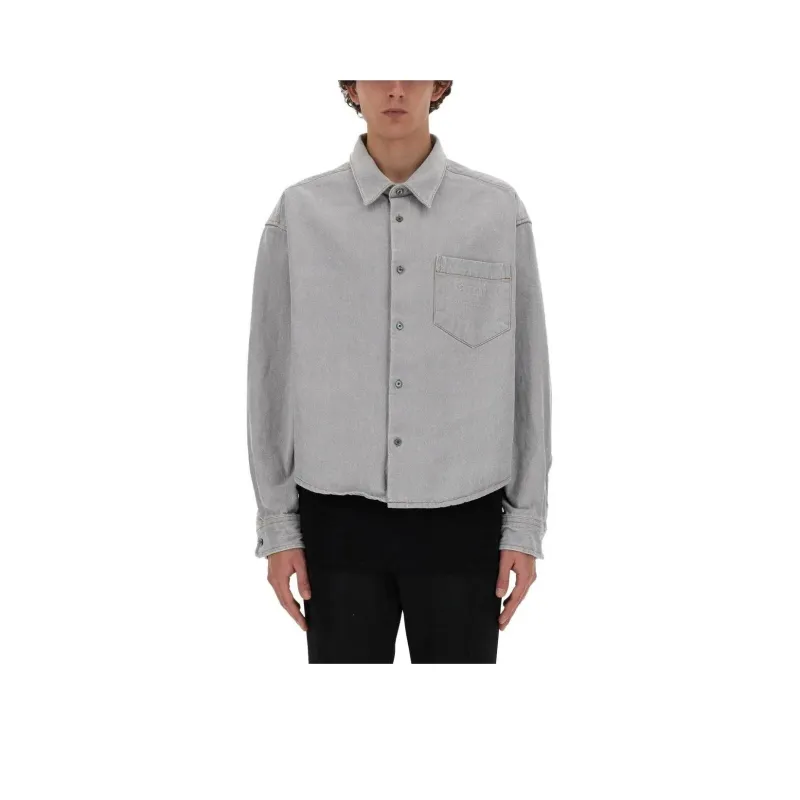 AMIPARIS Paris Long Sleeved Button Up Shirt-0