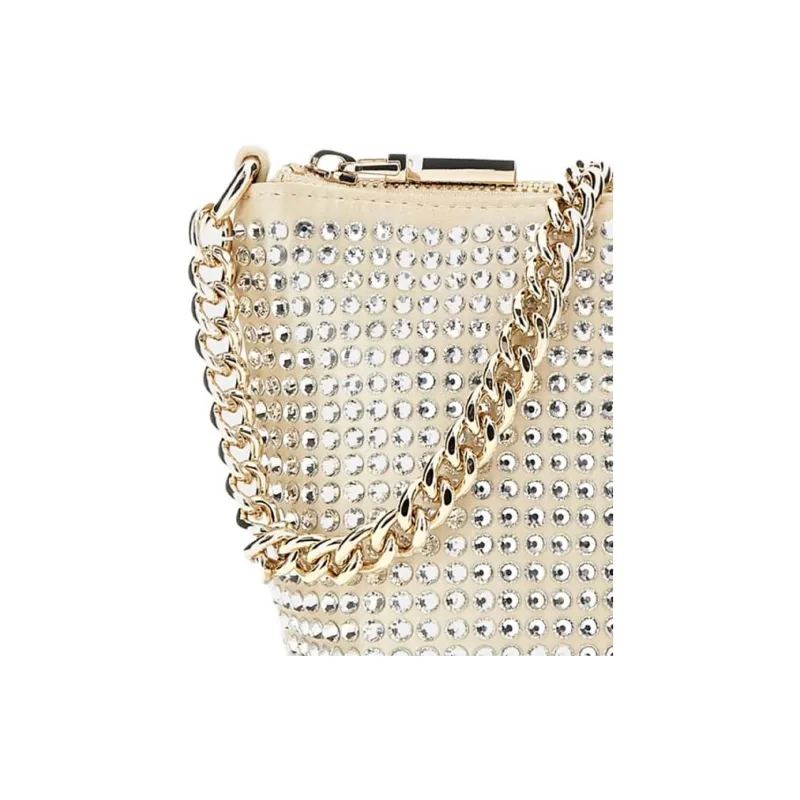 GUESS Synthetic Material Handbag, Shoulder Bag Mini Women's White-3