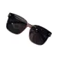 Transparent Gray Frame with Black Gray Lens