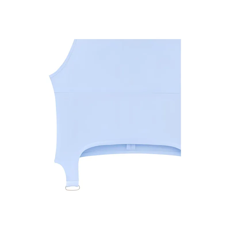 Courrèges Suspenders Tank Top 'Sky'-3