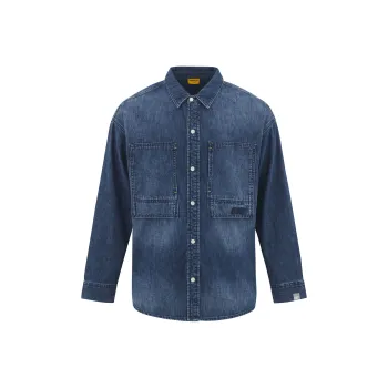 CAT Shirts Men Blue