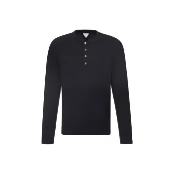 Bottega Veneta Button Up Long Sleeve T Shirt