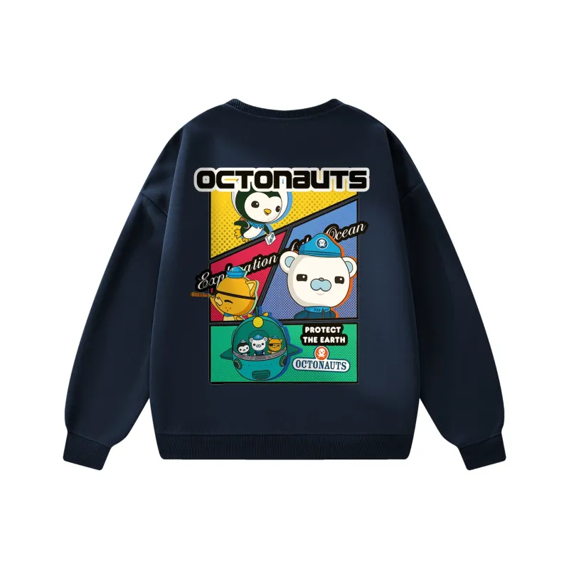 Small Columns Under The Sea Sweatshirt Unisex-2
