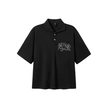 WAYNEXZAVIER Polo Shirt Men's Black