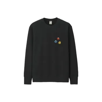 KAWS X Uniqlo X Sesame Street Elmo Cookie Monster Big Bird Heads Sweatshirt