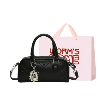 Worm's Home PU One Shoulder Handbag Women's Multicolor
