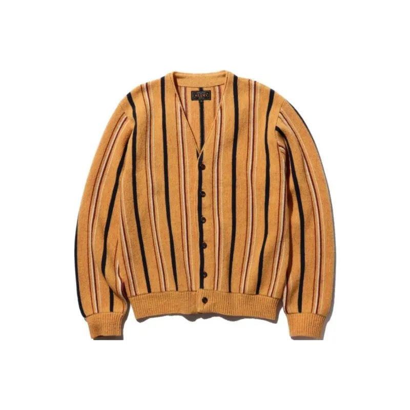 Beams Striped Cardigan-4