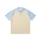 Apricot & Light Blue Sleeves