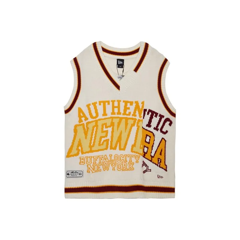New Era Tank Tops Unisex Ivory White-0