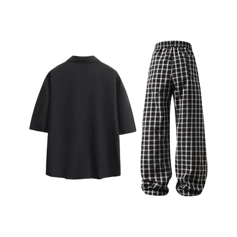 LIVINGTOWN Shirt Matching Set Unisex-3