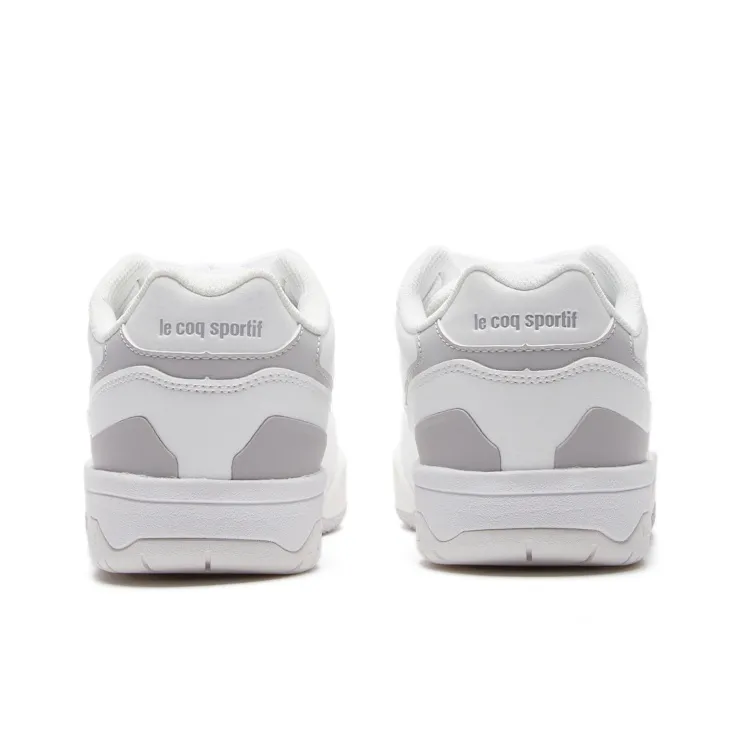Le Coq Sportif Abrasion Resistant Slip Resistant Low Top Tennis Shoes Unisex White Gray-3