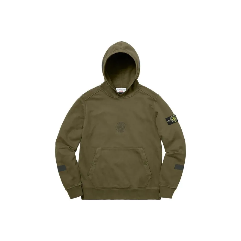Supreme Stone Island Hooded Sweatshirt-0