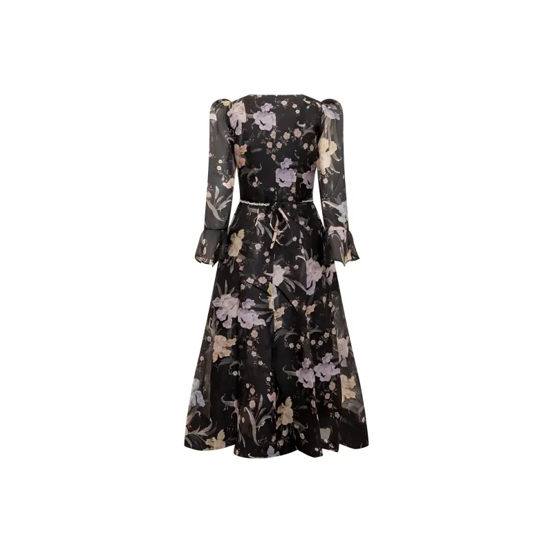 Zimmermann Eden Long Sleeved Midi Dress-1