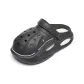 Black Eva Closed Toe Slippers