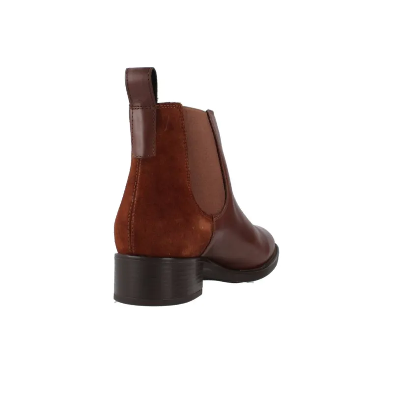 GEOX D Felicity Chelsea Boots Women's Brown-4