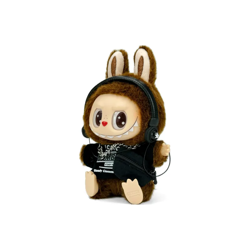 [Modified Doll] POP MART Labubu THEMONSTERS Sittable Party Iced Americano, Quduo Hang Tag Box 15cm-1
