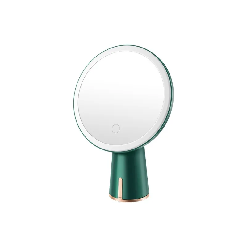 Evening Tang Luxury Small Glow With Lighted Makeup Comb And Mirror Set Portable Makeup Mirror-3