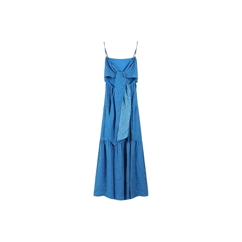 SECFLY OFFICIAL Slip Dress Women's Royal Blue-1