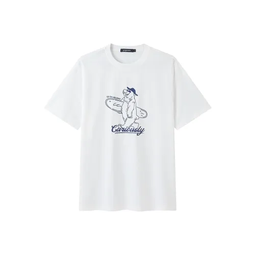 Gxg Jeans 화이트 남성 티셔츠