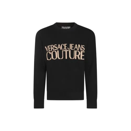 VERSACE JEANS COUTURE Intarsia knit Crew neck Jumper