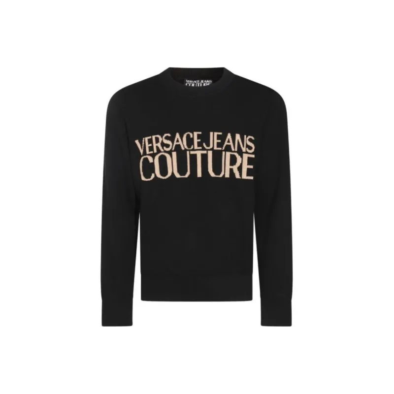 VERSACE JEANS COUTURE Intarsia knit Crew neck Jumper-0