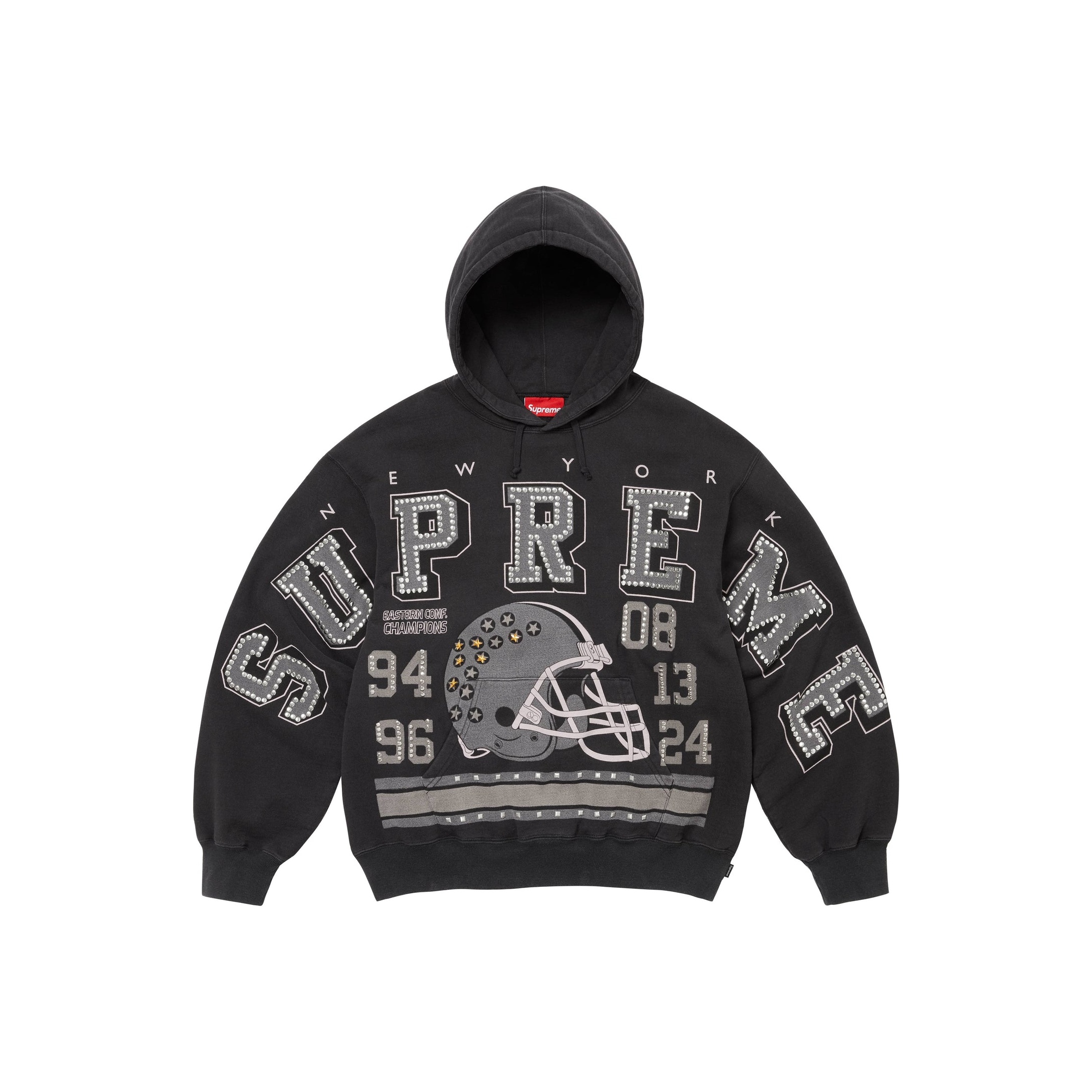 Supreme Reverse Patchwork Zip Up Hooded Sweatshirt Brown XL Supreme Reverse Patchwork Zip Up Hooded Sweatshirt Brown XL