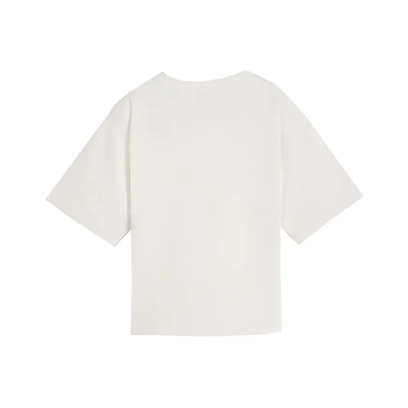 PUMA ESS+ T Shirts Women's White-1