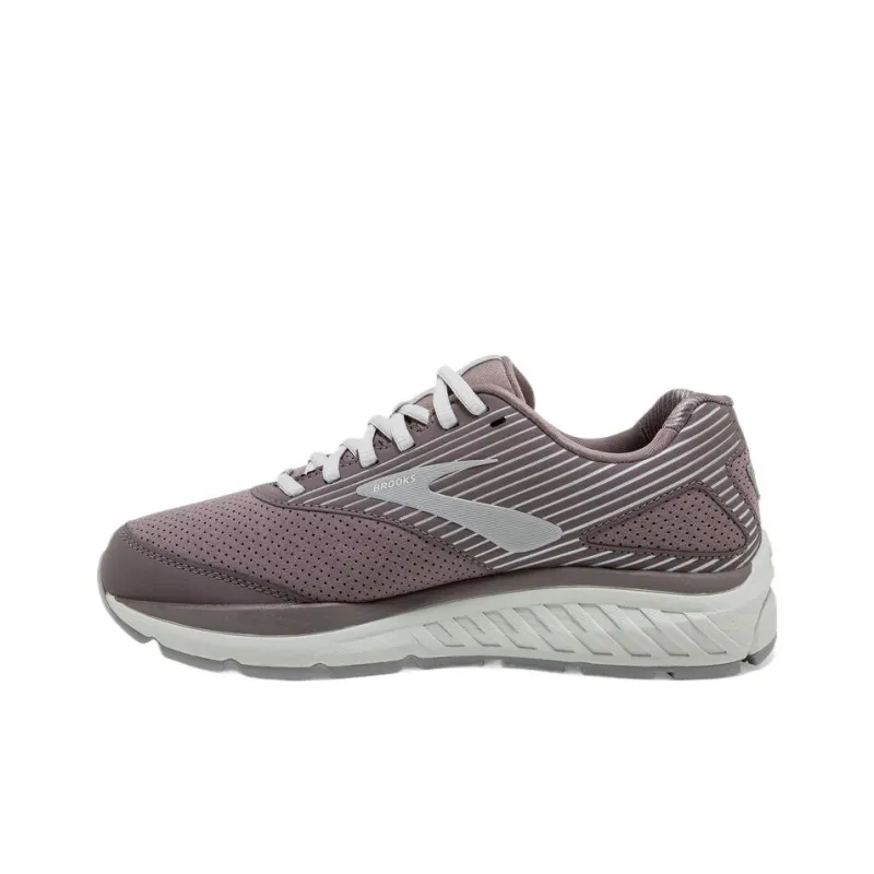 Brooks Addiction Walker Low Top Running Shoes Women's Gray Purple-1